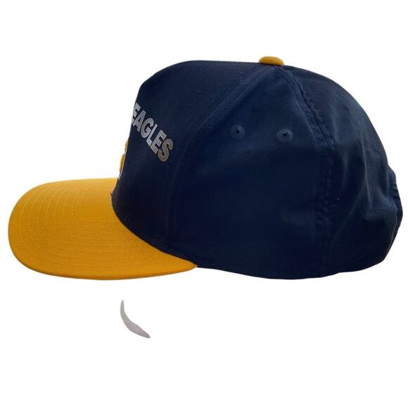 Climalite Adidas Univ Southern Miss Golden Eagles Snap Back Black Gold Cap Hat - Picture 2 of 7